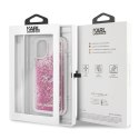 Etui Karl Lagerfeld do iPhone 11 Pro różowo-złoty/rosegold hard case Glitter