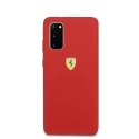 Oryginalne Etui Ferrari Hardcase do Samsung S20 czerwony/red Silicone