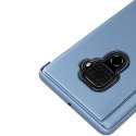 Etui z klapką Clear View Case do Huawei Mate 30 Lite różowy